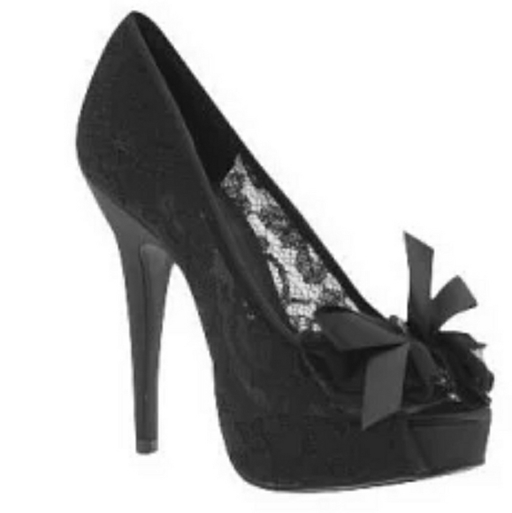 Chinese Laundry Lace Peep Toe Heels - Picture 1 of 5